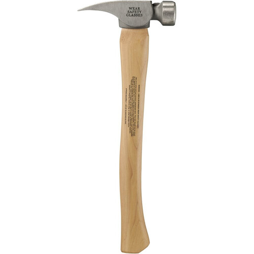 Stiletto  TI12SC  12oz Titanium Hammer with Smooth Face and 18" Curved Handle Image 1