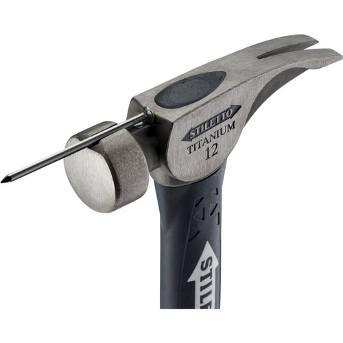 Stiletto  TI12SC-F  12 oz Titanium Smooth Face Hammer 16" Hybrid Fiberglass Handle Image 2