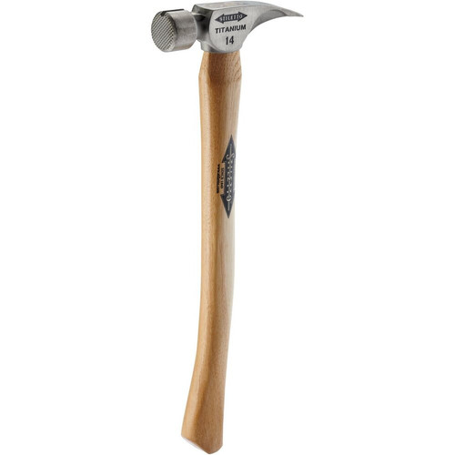 Stiletto TI14MC 14oz Titanium, Milled Face, Curved Handle Framing Hammer Image 1