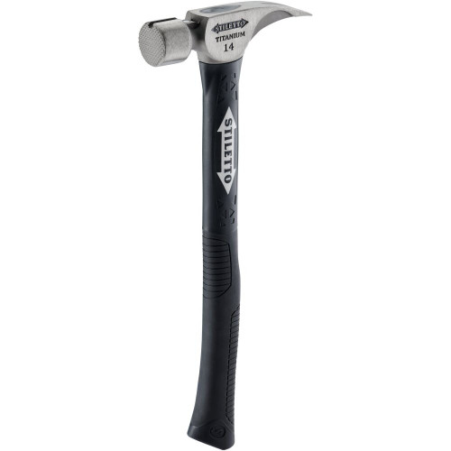 Stiletto  TI14MC-F  14 oz Titanium Milled Face Hammer 16" Hybrid Fiberglass Handle Image 1