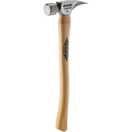 Stiletto TI14SC  14oz Titanium, Smooth Face, Curved Handle Framing Hammer Image 1