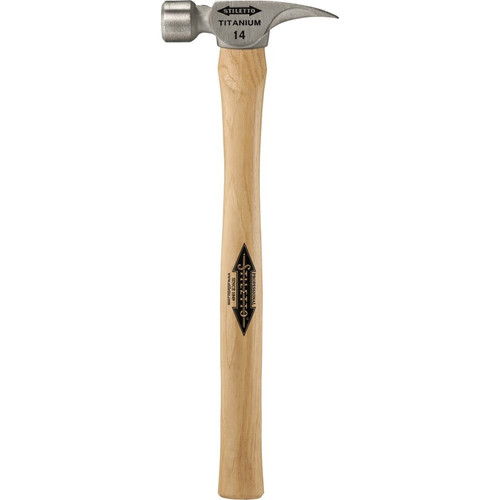 Stiletto TI14SS  14oz Titanium, Smooth Face, Straight Handle Framing Hammer Image 0