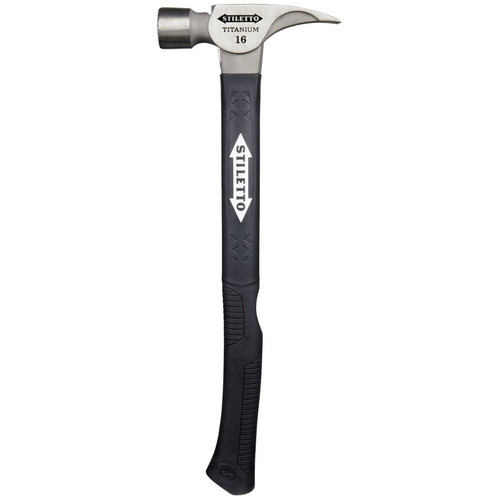 Stiletto  TI16MC-F  16 oz Titanium Milled Face Hammer 18" Hybrid Fiberglass Handle Image 0