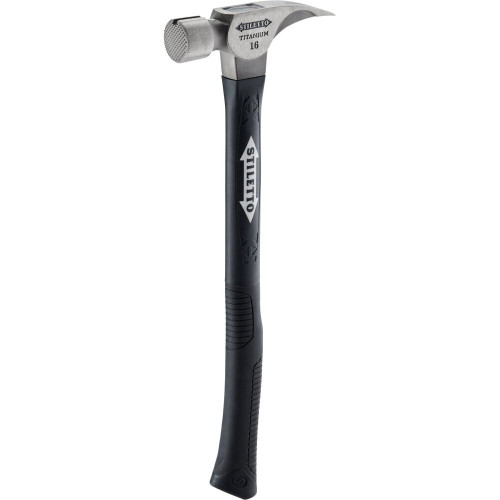 Stiletto  TI16MC-F  16 oz Titanium Milled Face Hammer 18" Hybrid Fiberglass Handle Image 1