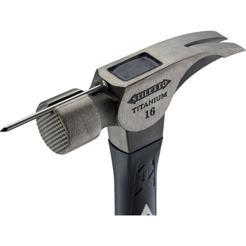 Stiletto  TI16MC-F  16 oz Titanium Milled Face Hammer 18" Hybrid Fiberglass Handle Image 2