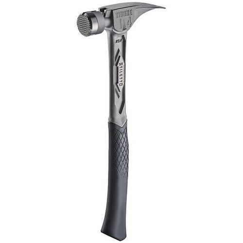 Stiletto TIB14RMC  14-oz TIBONE Titanium Hammer Milled Face with Curved Handle Image 0
