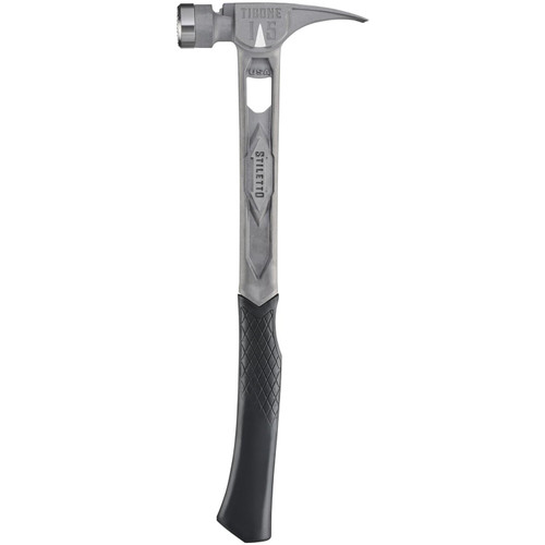 Stiletto TIB15MC  15-oz TIBONE Titanium Hammer Milled Face with Curved Handle Image 0