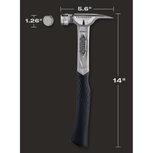 Stiletto TRMB  Trimbone 10 oz Titanium Hammer Smooth Face Image 1
