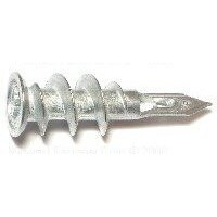 Midwest Fastener 10420  #8 E-Z Ancor Self-Drilling Zinc Drywall Anchors with Screws - 15 per Package Image 1