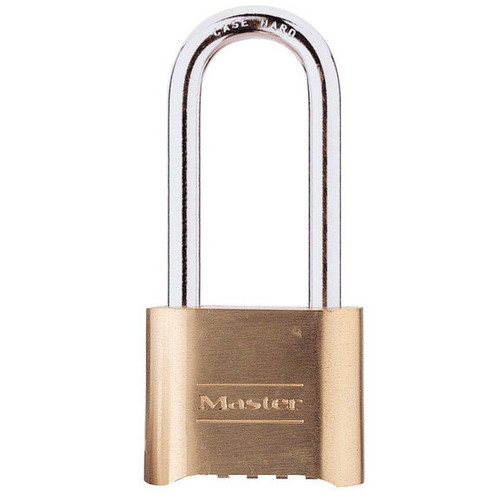 Master Lock 175DLH  2" Wide Re-Settable Combination Padlock Hardened with 2-1/4" Shackle Height Image 0