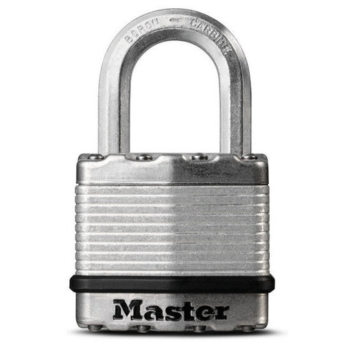 Master Lock M1XDHC  Magnum 1-3/4" Wide Laminated Padlock with Tough-Cut Octagonal Shackle 1" Height Image 0