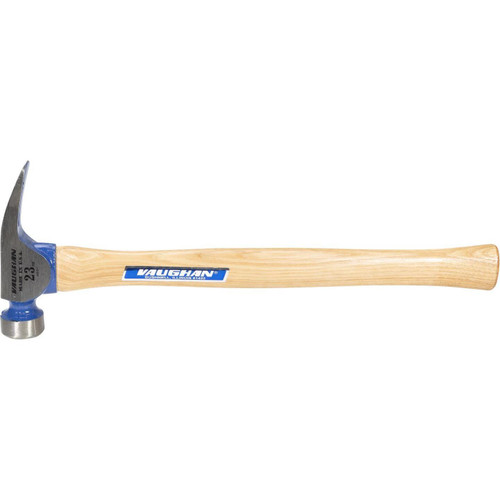 Vaughan 103-00 23-oz Milled Face Professional California Framer Hammer with 17" Straight Hickory Handle (CF1) Image 4