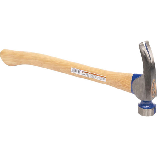 Vaughan 103-04  23-oz Milled Face Professional California Framer Hammer with 18" Curved Hickory Handle (CF1HC) Image 1