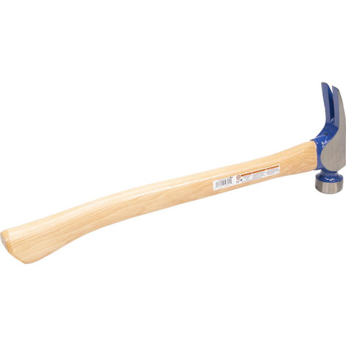 Vaughan 103-04  23-oz Milled Face Professional California Framer Hammer with 18" Curved Hickory Handle (CF1HC) Image 3