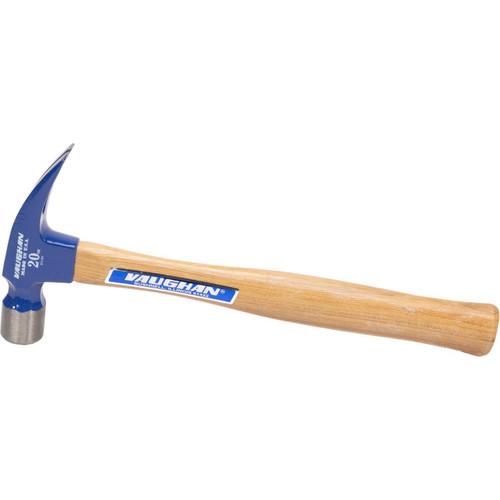 Vaughan 105-00  20-oz Smooth Face "999" Framing Professional Rip Hammer with 14" Straight Hickory Handle (999) Image 3