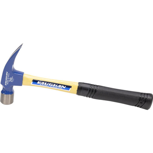 Vaughan 105-08  20-oz Smooth Face "999" Straight Claw Ripping Hammer with 14" Straight Fiberglass Handle (FS999) Image 3