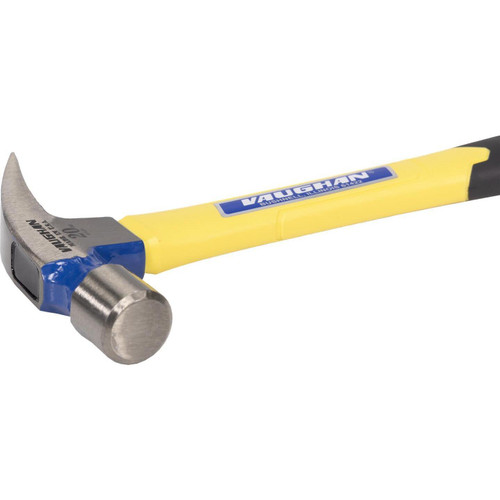 Vaughan 105-16  20-oz Smooth Face "999" Straight Claw Ripping Hammer with 16" Straight Fiberglass Handle (FS999L) Image 4
