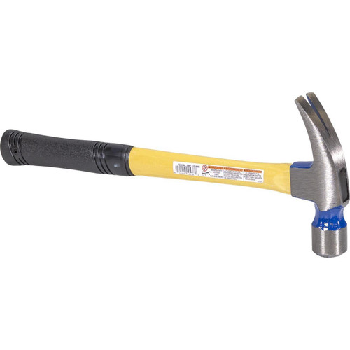 Vaughan 105-38  20-oz Milled Face "999" Straight Claw Ripping Hammer with 16" Straight Fiberglass Handle (FS999ML) Image 1