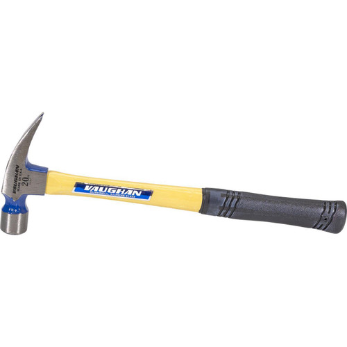 Vaughan 105-38  20-oz Milled Face "999" Straight Claw Ripping Hammer with 16" Straight Fiberglass Handle (FS999ML) Image 2