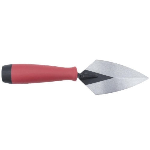 QLT by Marshalltown PTSG525  5" x 2-1/2" Masonry Pointing Trowel  with Soft Grip Handle (10744) Image 1