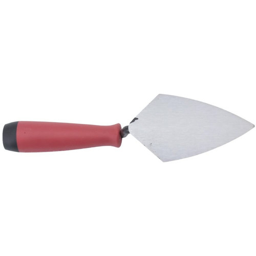 QLT by Marshalltown PTSG525  5" x 2-1/2" Masonry Pointing Trowel  with Soft Grip Handle (10744) Image 3