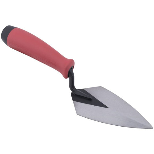 QLT by Marshalltown PTSG525  5" x 2-1/2" Masonry Pointing Trowel  with Soft Grip Handle (10744) Image 4