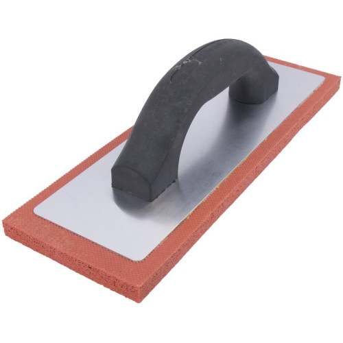 Marshalltown RRF94F  9" x 4" Rubber Float with 1/2" Red Fine Cell Pad and Plastic Handle (10755) Image 4