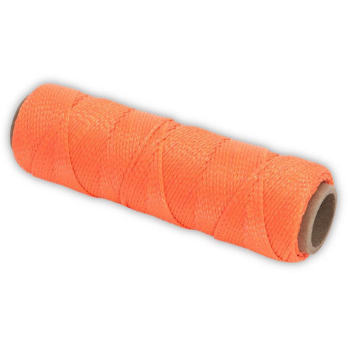 Marshalltown ML338  500' x #18 Flourescent Orange Braided Nylon Mason's Line (10838) Image 1