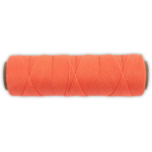 Marshalltown ML338  500' x #18 Flourescent Orange Braided Nylon Mason's Line (10838) Image 2