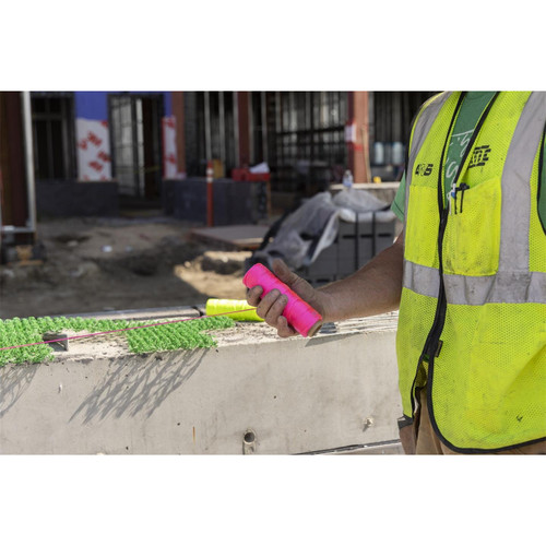 Marshalltown ML340  500' x #18 Flourescent Pink Braided Nylon Mason's Line (10840) Image 3