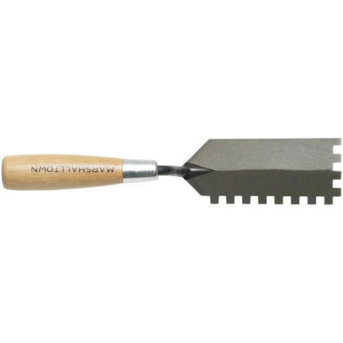 Marshalltown 52SN  1/4" Square Notched 5" x 2" Margin Trowel (11200) Image 4