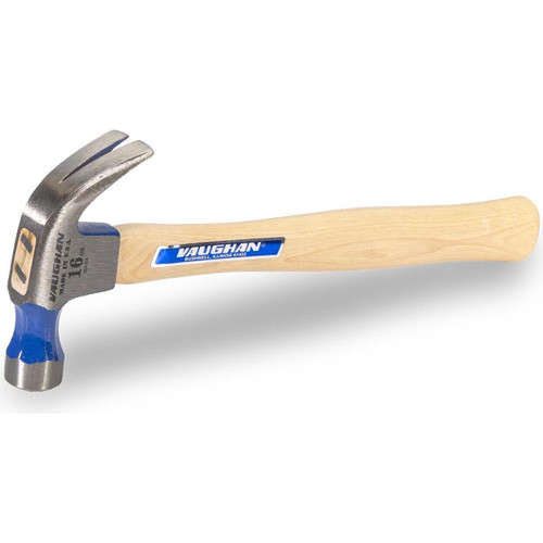 Vaughan 114-03  16-oz Smooth Face Professional Full Octagon Curved Claw Hammer with 13" Straight Handle (DO16) Image 0