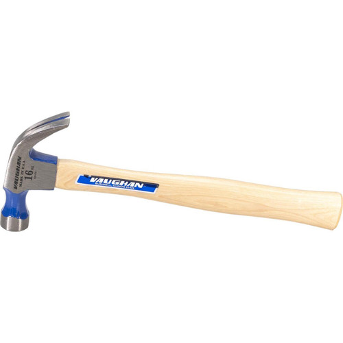 Vaughan 114-03  16-oz Smooth Face Professional Full Octagon Curved Claw Hammer with 13" Straight Handle (DO16) Image 2