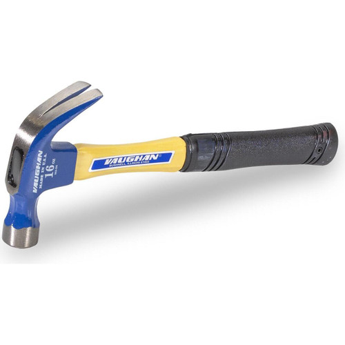 Vaughan  114-10  16-oz Smooth Face Curved Claw Hammer Fiberglass Handle (FS16)  Image 0