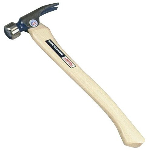 Vaughan 116-04  19-oz Milled Face Professional California Framer Hammer with 17" Curved Hickory Handle (CF2HC) Image 0