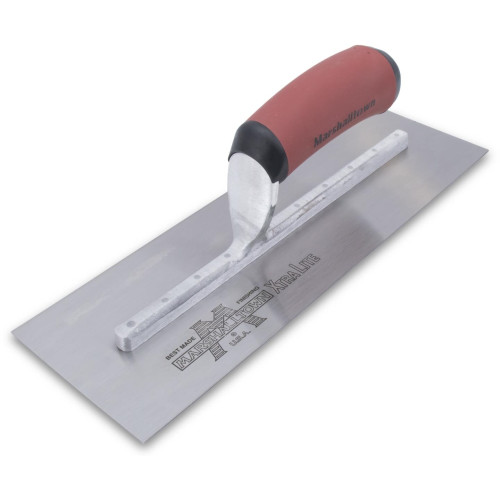 Marshalltown MXS7D  12" x 5" Trowel Finishing with Curved Durasoft Handle (12135) Image 0