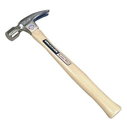 Vaughan 122-01  10-oz Smooth Face "9" Little Pro Professional Rip Hammer with 11" Straight Hickory Handle (9) Image 0