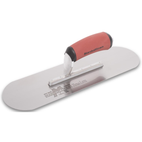 Marshalltown SP14SD  High Carbon Steel 14" x 4" Pool Trowel with DuraSoft Handle (13113) Image 0
