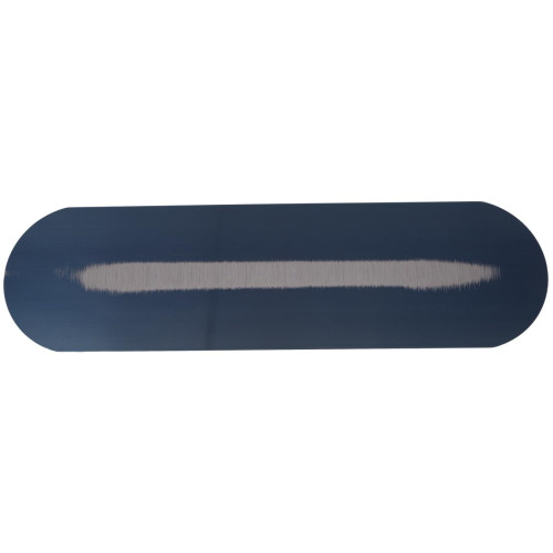 QLT by Marshalltown PT144B  Blue Steel 14" x 4" Pool Trowel with Wood Handle (13115) Image 3
