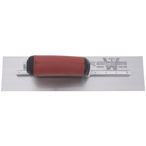 Marshalltown MXS20D  20" x 4" Finishing Trowel with Curved Durasoft Handle (13273) Image 1