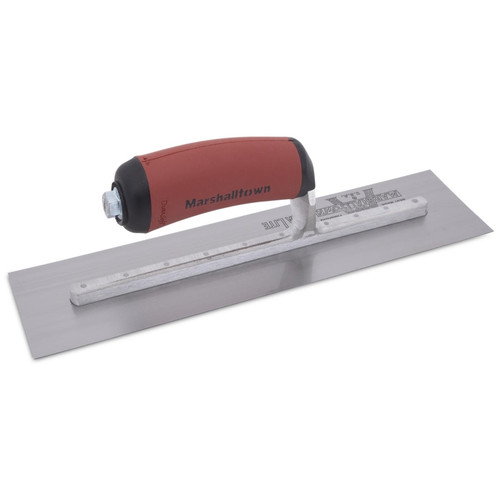 Marshalltown MXS20D  20" x 4" Finishing Trowel with Curved Durasoft Handle (13273) Image 3