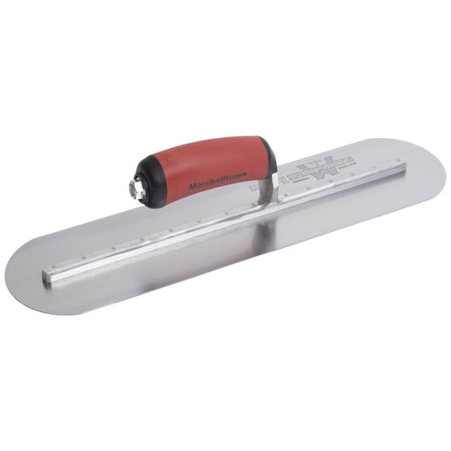 Marshalltown MXS66FRD  Fully Rounded 16" x 4" Finishing Trowel with Durasoft Handle (13523) Image 3