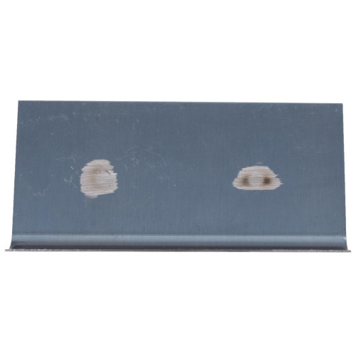 QLT by Marshalltown CE552B  Blue Steel 6" x 3" Hand Edger with 3/8" Radius and 1/2" Lip - Wood Handle (13964) Image 3