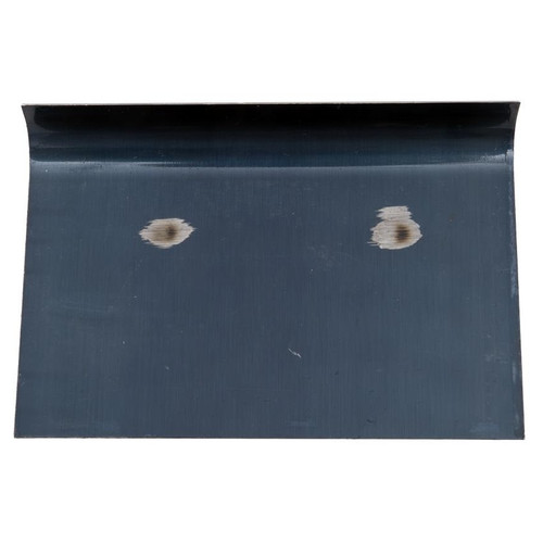 QLT by Marshalltown CE557B  Blue Steel 6" x 4" Hand Edger with 1/2" Radius and 5/8" Lip - Wood Handle (13974) Image 3