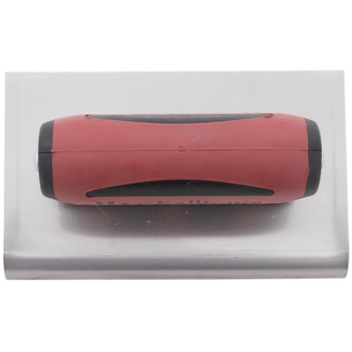 Marshalltown 138SSD  6" x 4"  Curved Ends Hand Edger with DuraSoft Handle with 1/2" Radius and 5/8" Lip (14184) Image 1