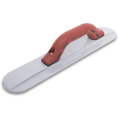 Marshalltown 143D  16" x 3-1/8" Round End Magnesium Hand Float with DuraSoft Handle (14612) Image 0
