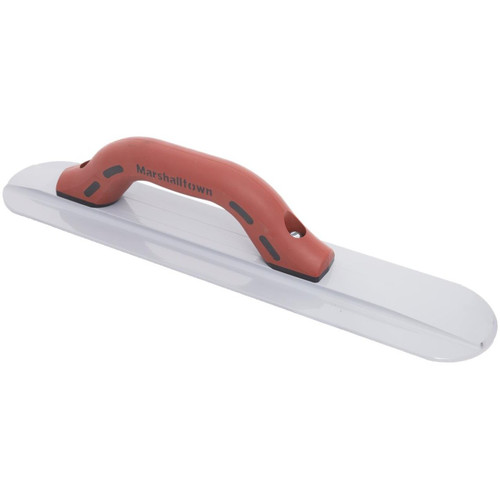 Marshalltown 143D  16" x 3-1/8" Round End Magnesium Hand Float with DuraSoft Handle (14612) Image 1
