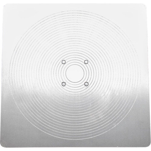 Marshalltown 1D  Aluminum 13" x 13" Hawk with DuraSoft Handle (15215) Image 2