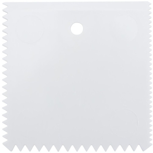 QLT by Marshalltown 6286  1/8" x 1/4" x 3/16" V-Shaped Plastic Multi-Notched Spreader (16286) Image 2