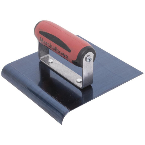 Marshalltown 162BD  Blue Steel 6" x 6" Straight Edger with 3/8" Radius and 1/2" Lip (14170) Image 1